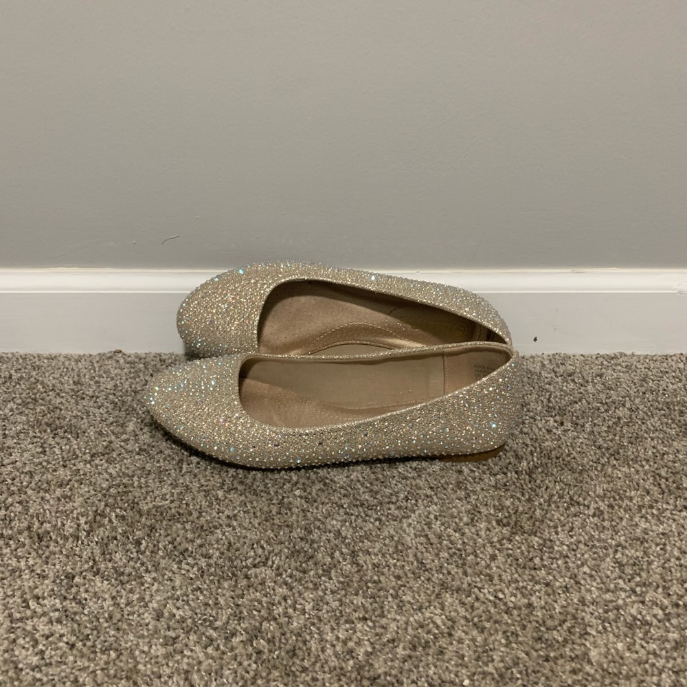 Gold Ballet Flats